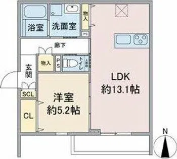 C’est merveilleux【2階】の間取り