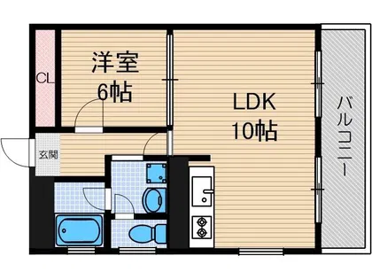 ナンノ第5号館【1階】の間取り