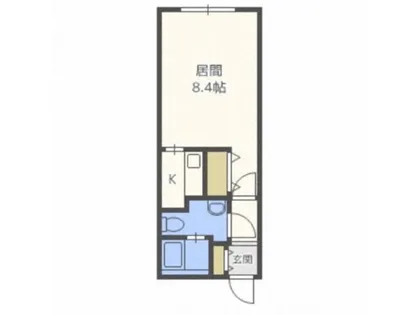ル・ノール平岸通【2階】の間取り