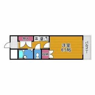スクエアメゾン阪南【7階】の間取り