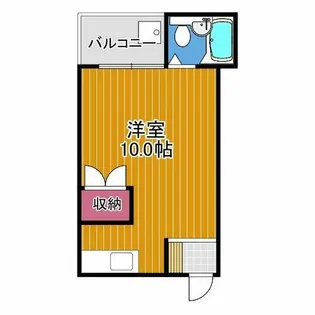 野村学生マンション【1階】の間取り