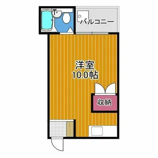 野村学生マンション【2階】の間取り