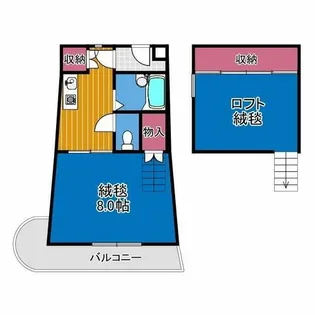 ボイス・デ・ムドン【3階】の間取り