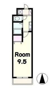 プラティアSETA【2階】の間取り