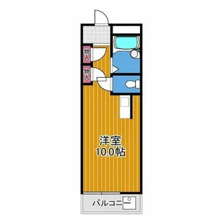 リバーサイド内田【2階】の間取り