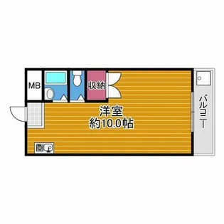 第2北山マンション【2階】の間取り