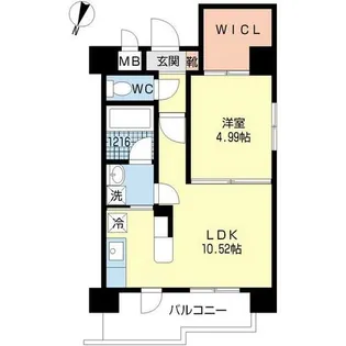 ラ・フィーネ赤坂【0301号室】の間取り