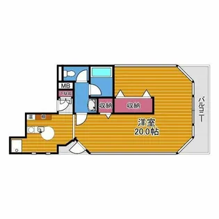 セブンフロアハイツ【7階】の間取り