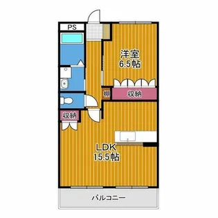 メゾンサクセスⅠ【2階】の間取り