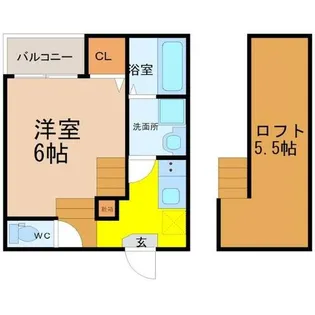 レンガースⅠ【2階】の間取り