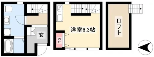 LE COCON守山Ⅱ【1階】の間取り