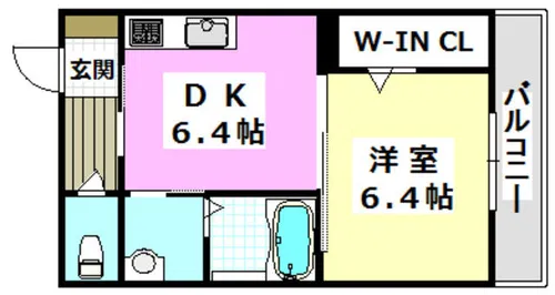 ライフステージ千里丘Ⅰ【2階】の間取り