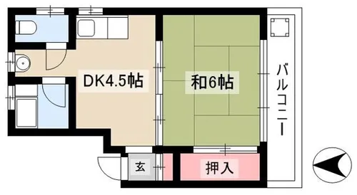 福住ビル【3階】の間取り