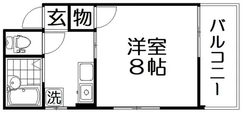 グランツ香里新町【4階】の間取り
