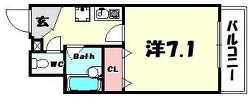 メンフィス王子【4階】の間取り
