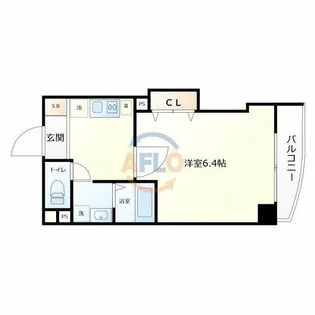 みおつくし京橋【9階】の間取り