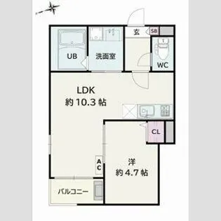 Jack ichibanⅠ【2階】の間取り