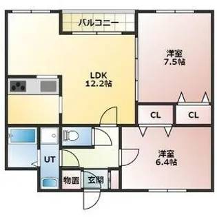ファーストステージN16【4階】の間取り