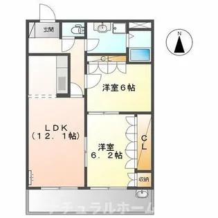 ロイヤルヒルズ上野【303号室】の間取り