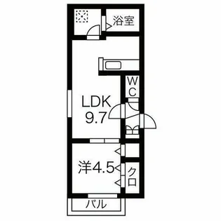 アステールN23【2階】の間取り