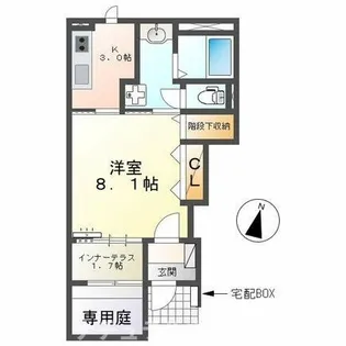 エスターテ【1階】の間取り