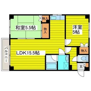 エルクレスト【4階】の間取り