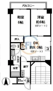 ヒルブリッジヒルNo.1【3階】の間取り