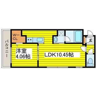 コアイズム【3階】の間取り