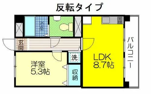 ソフィア朝霧【503号室】の間取り