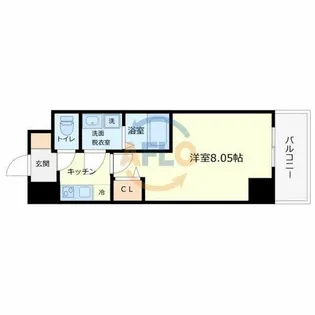 JJ RESIDENCE NISHIKUJO【10階】の間取り