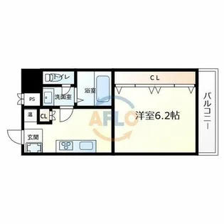 新深江池田マンション【9階】の間取り