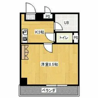 リブローネ南山【2D号室】の間取り