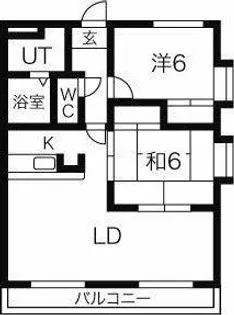サンパティーク【2階】の間取り