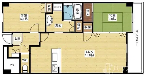 和の杜【6階】の間取り