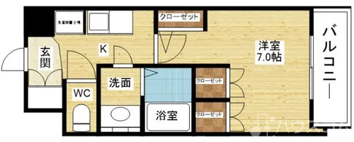 アルティザ淡路駅東【9階】の間取り
