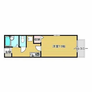 プリシェールウエスト【2階】の間取り