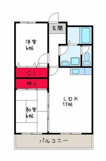 ボナールシャトー【4階】の間取り