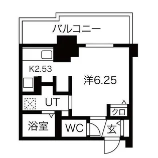 パシフィックタワー札幌【20階】の間取り