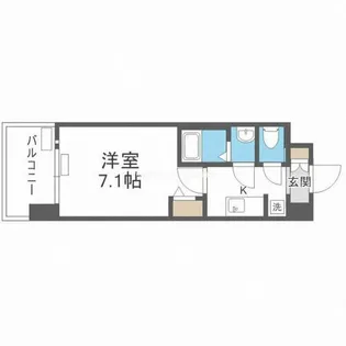 プレサンスOSAKA姫里エンファシス【10階】の間取り