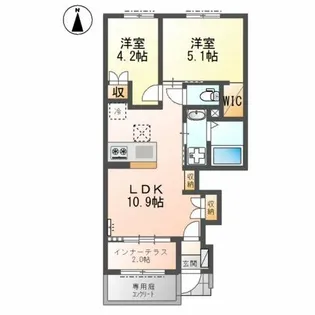 リンク ドエル(Link dwell)【1階】の間取り
