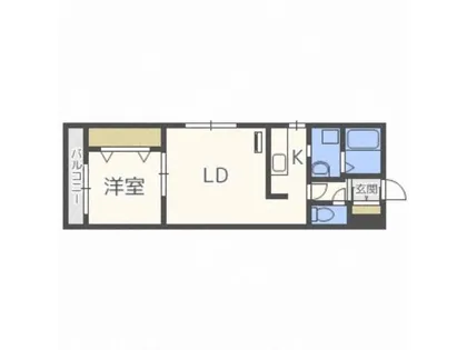 ソレイユ平岸【3階】の間取り