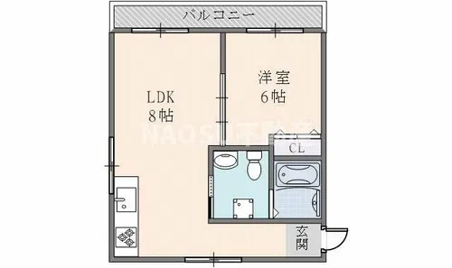 東花園コーポ【205号室】の間取り