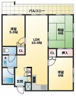 清川六番館【2階】の間取り