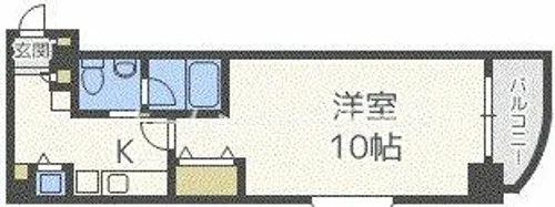 アーデン土佐堀【3階】の間取り