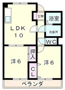 アネシス南草津【3階】の間取り