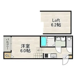 ハーモニーテラス上石川町Ⅵ【101号室】の間取り