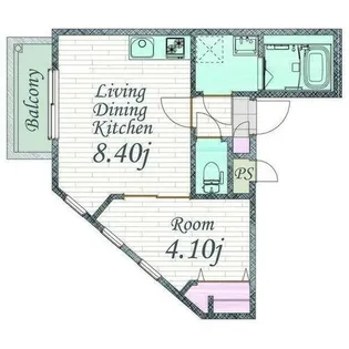Cherim Luce 新瑞橋【1階】の間取り