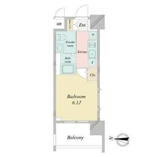 Live Casa堀田【5階】の間取り