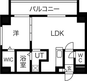 ハーモニーコート東札幌【5階】の間取り