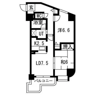 ガーデンハウス清田通【3階】の間取り